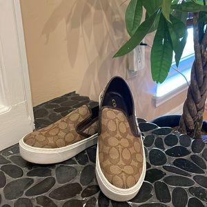 Coach slip on sneakers